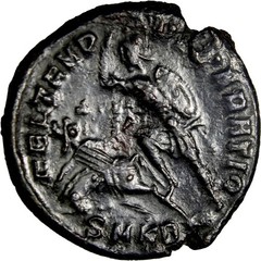 Constantius Gallus Caesar Half Centenionalis Cyzicus SMKB Fallen Horseman EF