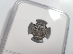 Constantine II Roman Empire BI Nummus AE3/4 NGC MS Ancient Epfig Hoard Pedigree