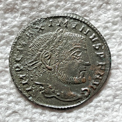 Ancient Roman Empire Coin Maximinus II. “Daia” 310-313 AD. AE Nummus (RARE)