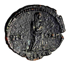 Authentic Ancient Roman Coin Divus Constantine I Follis Alexandria Christian COA