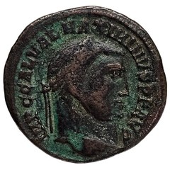 312 – 313 Nummus Maximinus II Roman Empire GENIO AVGVSTI ALE Alexandria NP0409
