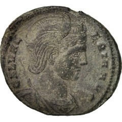 [#416529] Coin, Galeria Valeria, Follis, 309-310, Heraclea, EF, Copper, RIC:VI 4