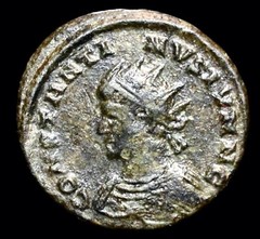 CONSTANTINE II, AD 316-340, AE FOLLIS LONDINIUM. (a1168)