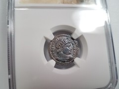Constantine I Roman Empire BI Nummus AE3/4 NGC AU Ancient Epfig Hoard The Great