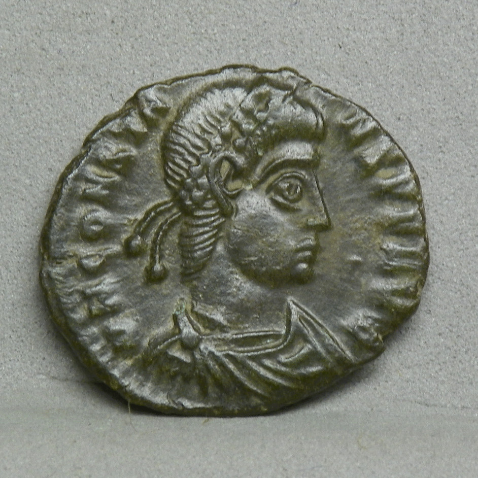 CONSTANS II, 337-350 AD. AE 3. Rev. Phoenix on Globe (CON#10)