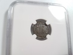 Constantius II Roman Empire BI Nummus AE3/4 NGC XF Ancient Epfig Hoard Pedigree