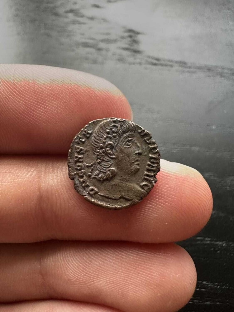 Ancient Roman Emperor Constans Coin (347-348 CE)