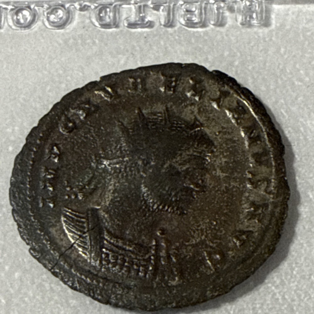 Aurelian Antoninianus 270-275 AD Cyzicus RIC-368 Radiate Bust RESTITVT ORBIS
