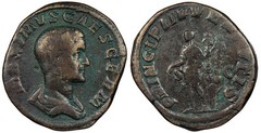 Maximus, as Caesar 235-238 A.D. Sestertius Good Fine PRINCIPI IVVENTVTIS #AC1031
