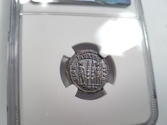 Constantine I Roman Empire BI Nummus AE3/4 NGC AU Ancient Epfig Hoard The Great
