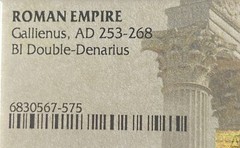 Ancient Roman Empire Coin Emperor Gallienus 253AD-268AD NGC Certified Genuine
