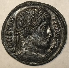 Ancient, Constantine I The Great – Roman Emperor 307-337 A.D. Bronze Follis