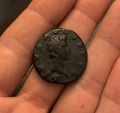 AUGUSTUS Restitution Issue NERVA Ancient Roman Coin As 98AD EAGLE RIC128 12.5g