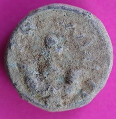 ORIGINAL Desert Patina Big Widows Mite Herods Hoard Holy Land Artifact COA A119