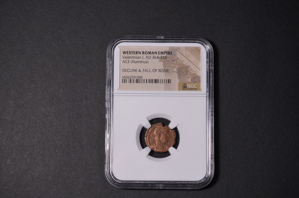 Western Roman Empire Valentinian I, AD 364-375 AE3 (Nummus)
