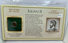 Ancient Roman Emperor Julian II Years of reign: 360-363 A.D Capital: Constantine