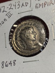 Gordian III Silver Antoninianus Rome Mint Ancient Roman Coin 238-244 AD Apollo