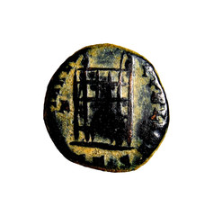 RARE Campgate Theodosius I Æ 12mm. Thessalonica, AD 383-388. Roman Coin COA