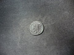 Ancient Roman Constantine II Campgate AE Follis 347-355AD Coin
