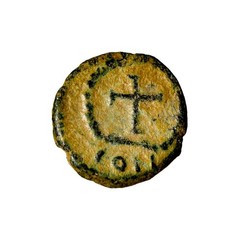 BARBAROUS Christian Cross Theodosius II. (402-450 AD). Æ Follis. Antioch Coin