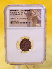 NGC ~Romano-Gallic Bi Double Denarius Victorinus AD 269-271 Goddess Peace