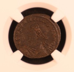 Roman Empire Constantine II AE3 BI Nummus (337-340 AD) – NGC XF! Nice Strike!