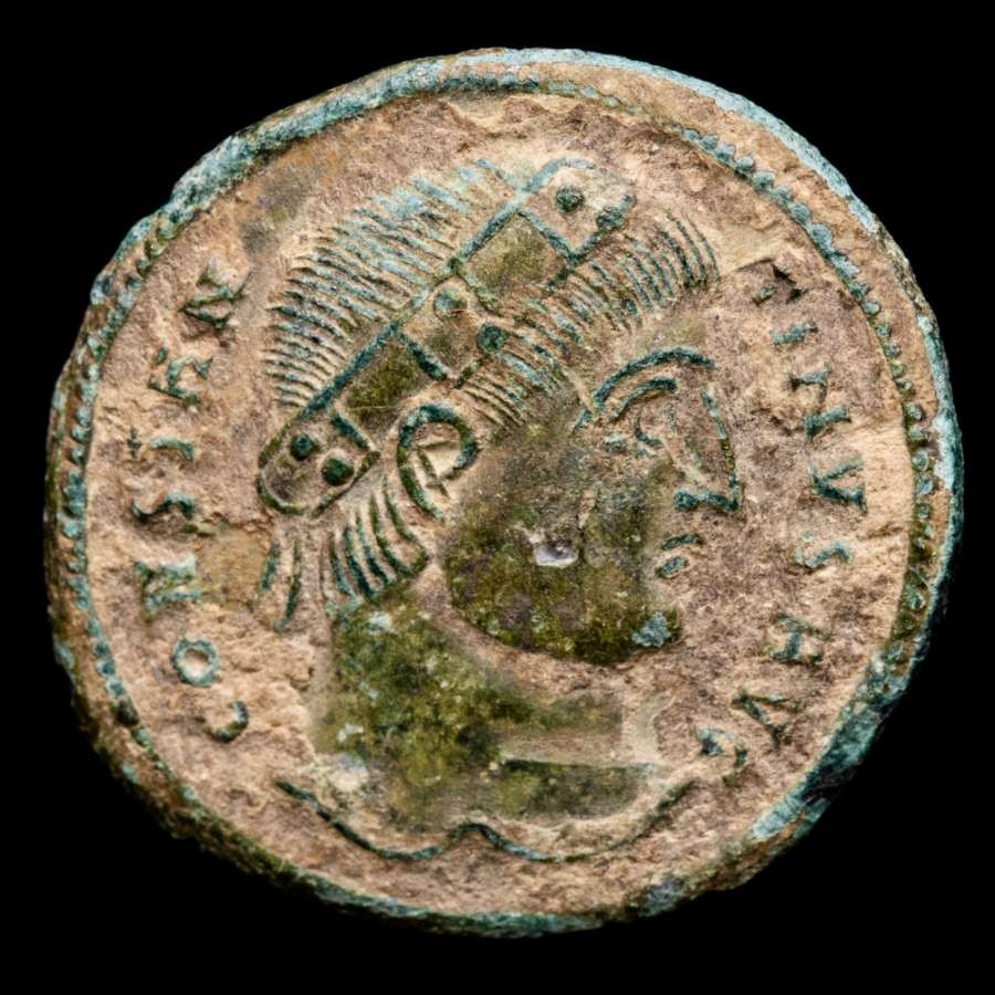 *Lucernae* Constantine I follis VOT XXX // •SMHA Heraclea 327-329