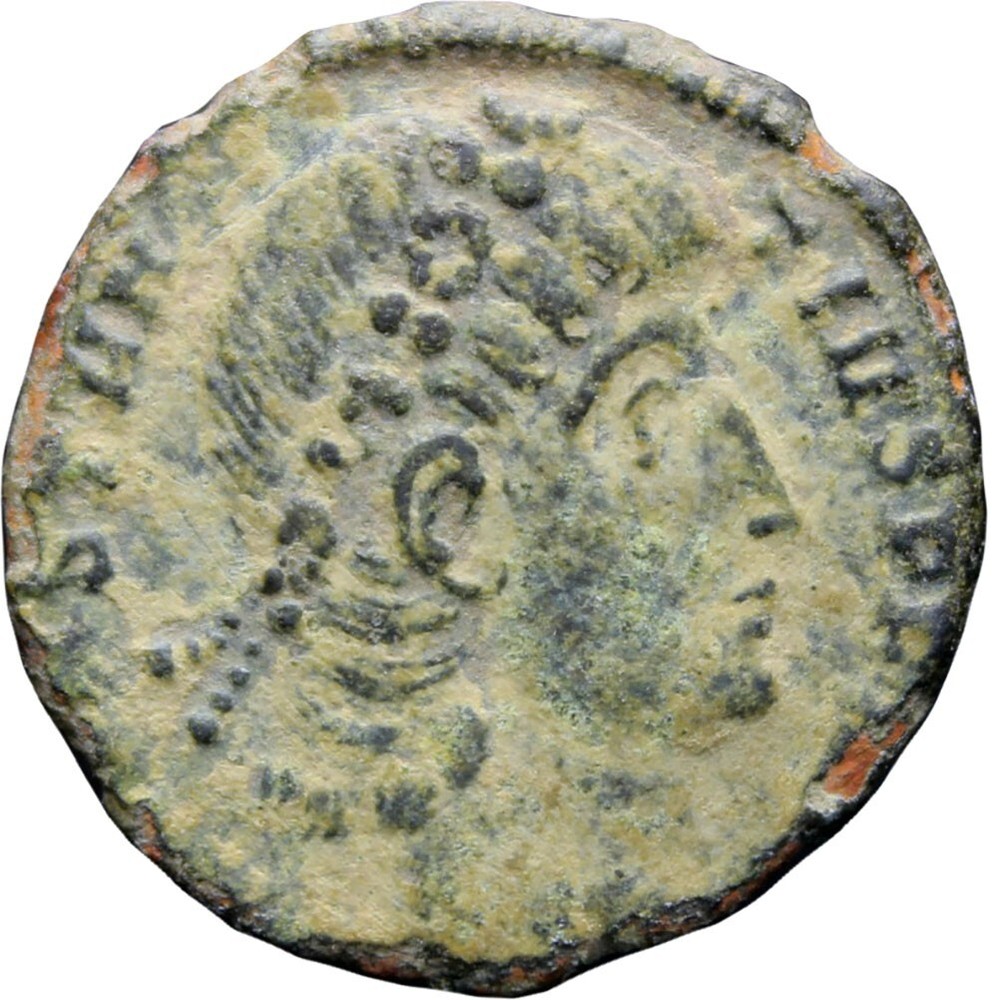 337 – 361 A.D. Roman Empire Constantius II AE4 Coin Votive Legend (MO522-)
