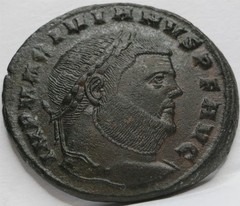 ROME Ancient Caesar MAXIMIANUS Bronze AE Follis Siscia MONETA Emperor aUNC #A09