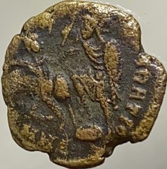 Ancient Roman Coin Battle Scene 351-354AD Emperor Constantius II Fel Temp Repara
