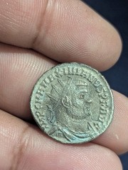 Maximianus Bi Antoninianus AD 293-4 Radiate draped bust Roman Empire