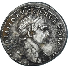 [#1066861] Coin, Trajan, Denarius, 103-111, Rome, EF, Silver, RIC:102