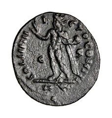 Licinius I, 308-324. Follis (Bronze, 19 mm, 3.16 g, 12 h), Rome, 315-316 Sol