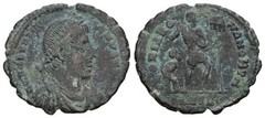 🔥*RARE*UNPUBLISHED-VALENTINIAN I-364-375 AD-16mm/2.25g-VF-RIC IX 16 VAR-CROSS