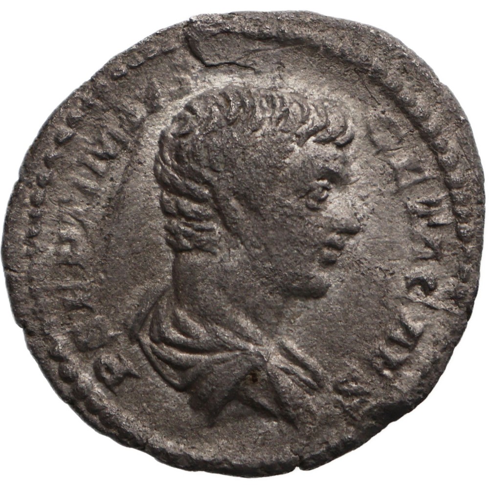 203-208 Roman Empire Denarius Geta Coin Minerva (MO3909-)
