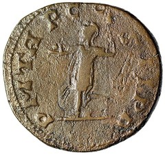 Postumus Double Sestertius “Mars, Spear & Globe” Scarce