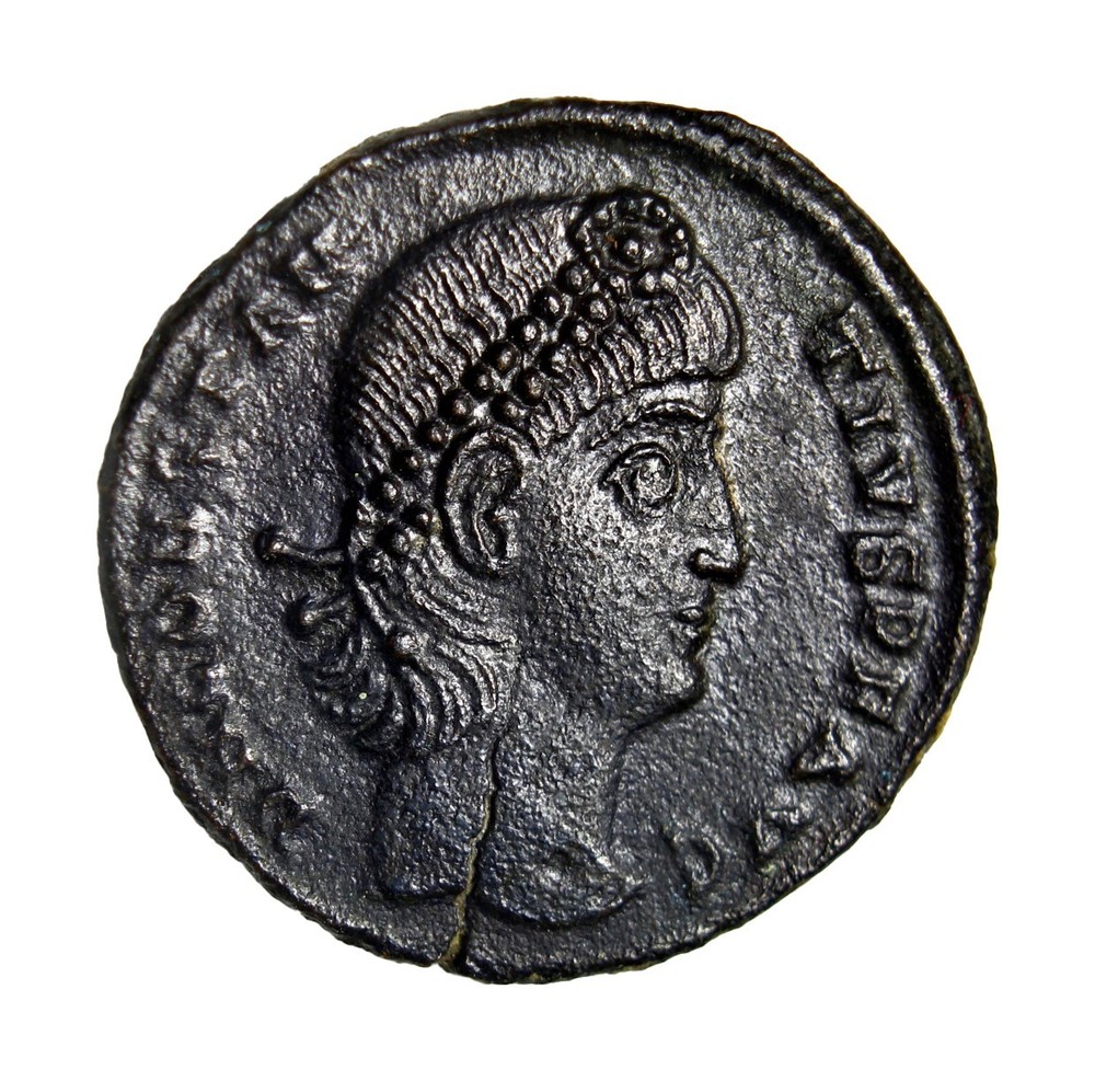 Constantius II AE Follis VOT XX MVLT XXX Heavy Flan Antioch SMANBI Roman Coin