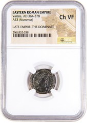 Valens Roman AE Coin (AD 364-378) – NGC Certified VF Grade Free Shipping!