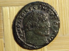 Licinius I, AE Follis.308-310 AD, ANCIENT ROMAN IMPERIAL COIN ,cleaned