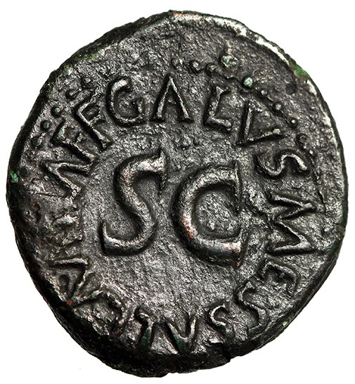 Augustus Quadrans “Altar, SC” Apronius, Galus, Messalla, Sisenna Moneyers