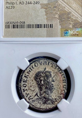 Philip the Arab Roman Emperor 244-249AD NGC Genuine Ancient Coin Very Nice