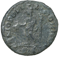 VERY RARE SEVERUS II ANCIENT ROMAN HALF FOLLIS – FINE CONDITION 17MM 2.6GRAMS