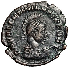 Valentinian II Majorina “Helmeted & Spear Portrait / Galley” Cyzicus Very Fine