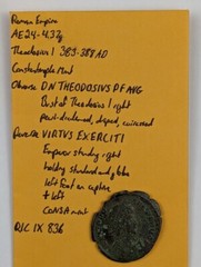 383-388 AD Roman Empire – Theodosius I – Constantinople Mint (#A002)