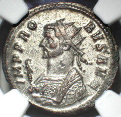 🔥 AD 276-282 ROMAN EMPIRE BI Aurelianianus (Probus ‘Consular’) NGC AU 5/5:4/5