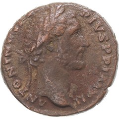 [#345103] Coin, Antoninus Pius, As, 156-157, Rome, VF, Bronze, RIC:971