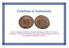 Licinius II. Ancient Roman coin. AD 317-324. AE 17 mm. 3,45 gramm. #1257