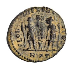 NONE ONLINE FOR MINTMARK Constantius II Ancient Roman Half Nummus, Rome R star T