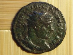 Galerio Maximiano AE, 296-297 AD. ANTIQUE ROMAN IMPERIAL COIN, clean