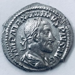 Maximinus Thrax Denarius 235AD Ancient Roman Empire Silver Coin